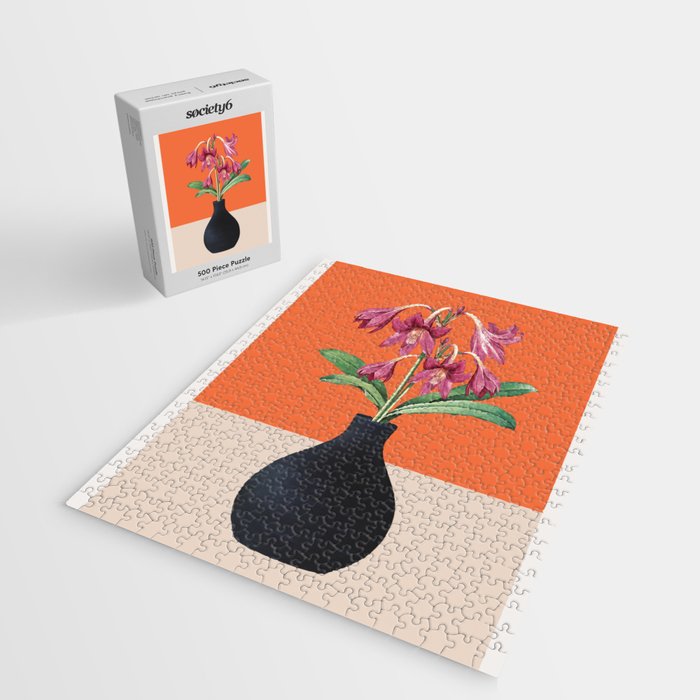 Flowers in Black Vase 4 Jigsaw Puzzle Gallery Image 2