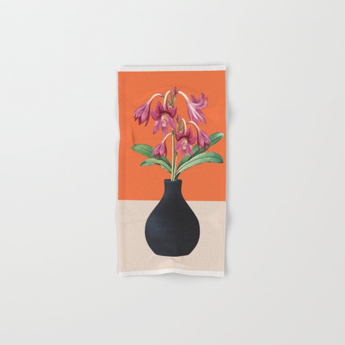 Flowers in Black Vase 4 Bath Towel Gallery Image 1