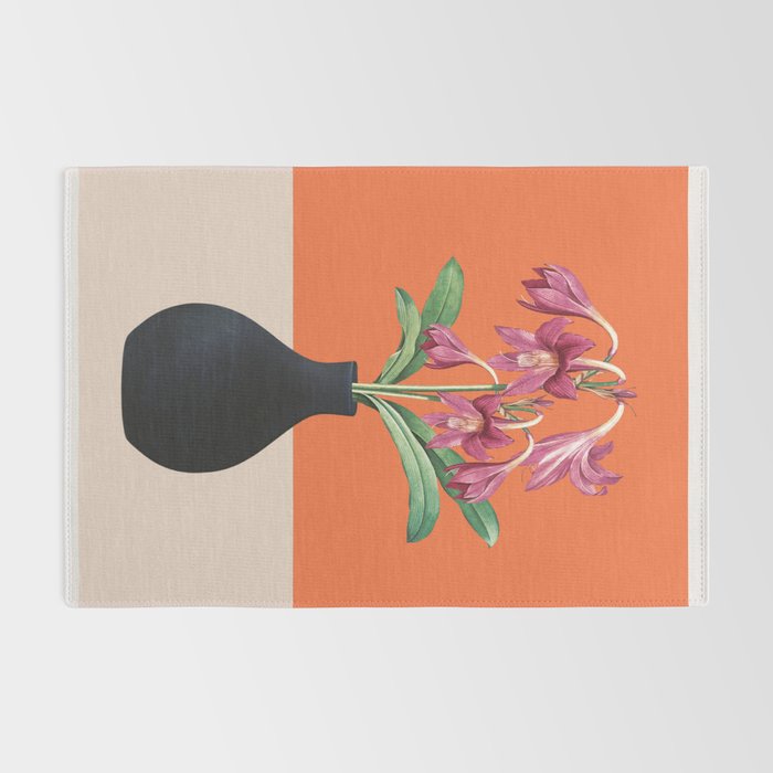 Flowers in Black Vase 4 Rug Gallery Image 2