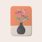 Flowers in Black Vase 4 Bath Mat Gallery Image 1