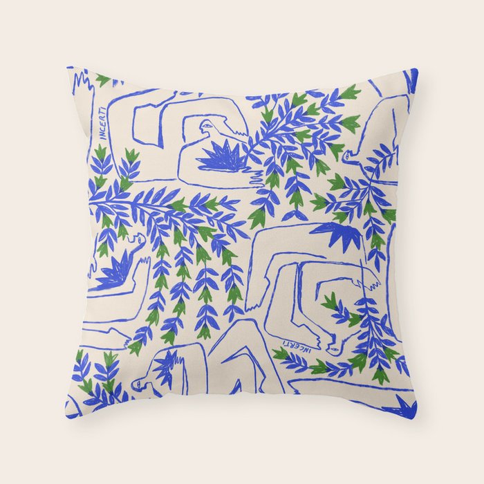 I'm Blooming Throw Pillow Gallery Image 1