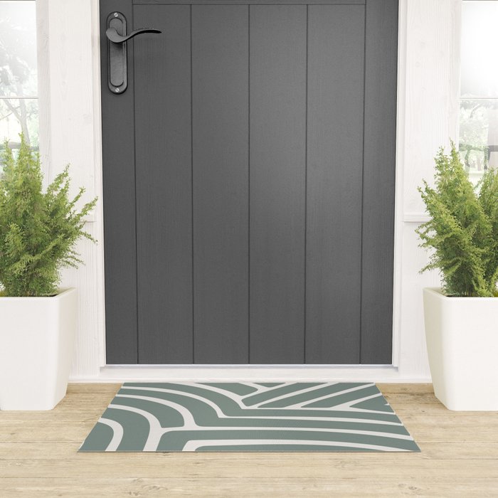 Abstract Stripes LXV Welcome Mat Gallery Image 3