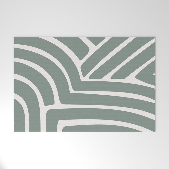 Abstract Stripes LXV Welcome Mat Gallery Image 1