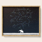 Falling star constellation Serving Tray Gallery Image 1