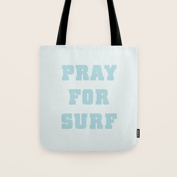 Pray For Surf Tote Bag Gallery Image 1