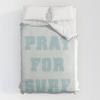 Pray For Surf Duvet Cover Gallery Image 6