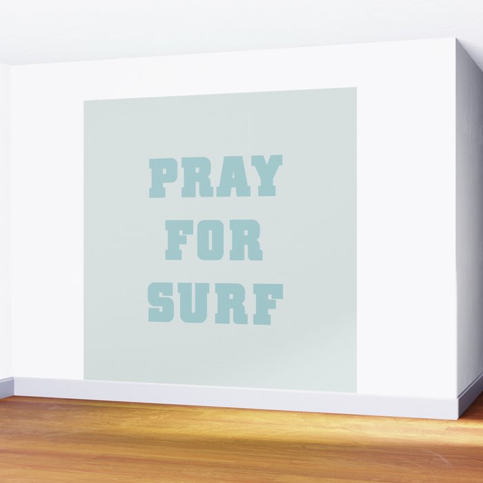 Pray For Surf Wall Mural Gallery Image 2