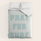 Pray For Surf Comforter Gallery Image 6