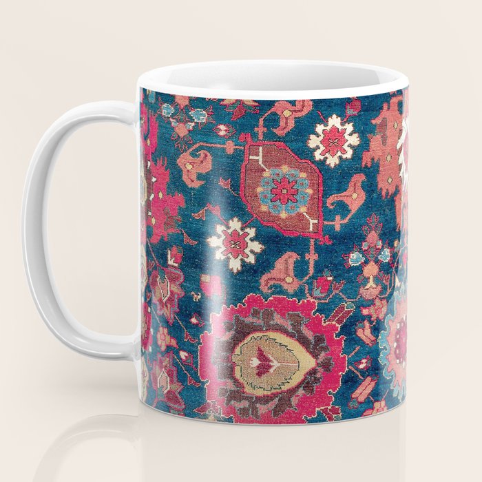 Garahgozloo Hamadan West Persian Rug Fragment Coffee Mug Gallery Image 3