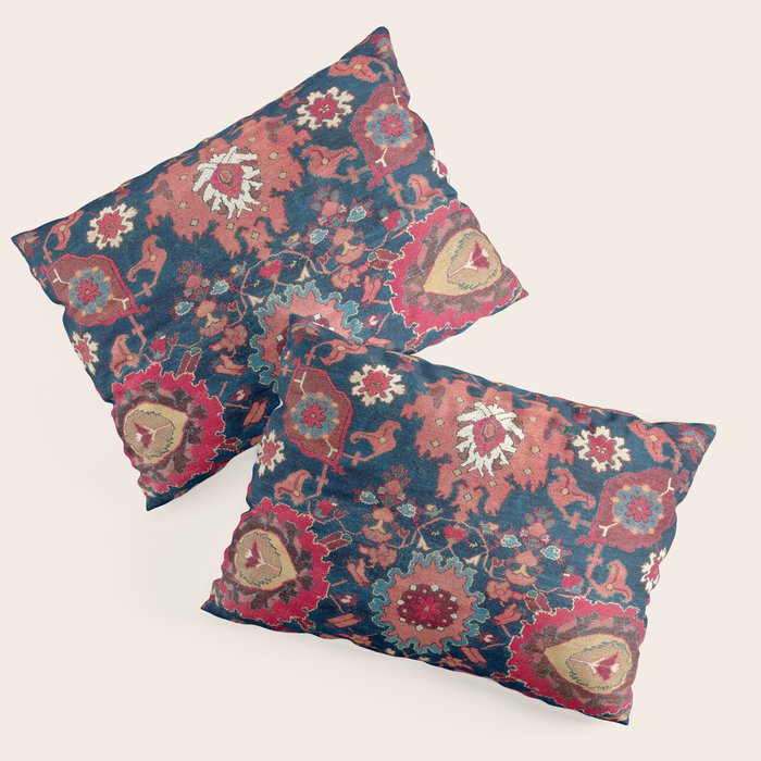 Garahgozloo Hamadan West Persian Rug Fragment Pillow Sham Gallery Image 3