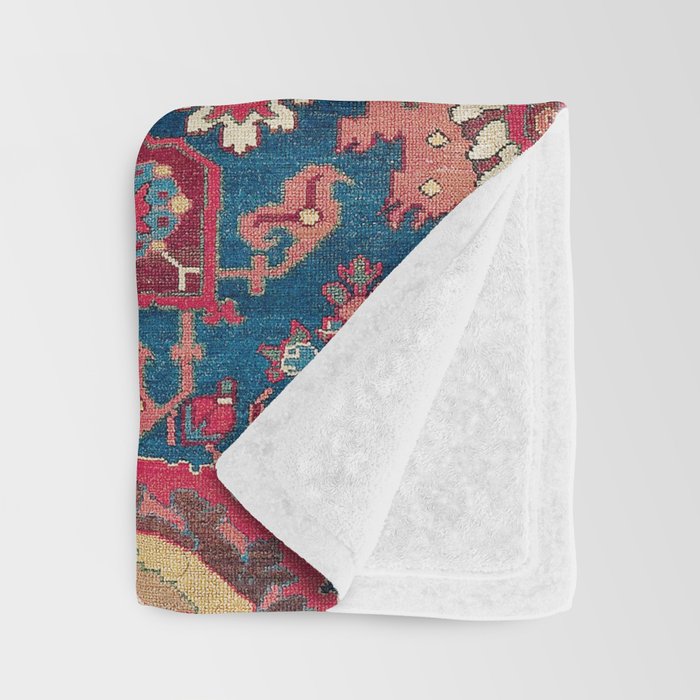 Garahgozloo Hamadan West Persian Rug Fragment Throw Blanket Gallery Image 3