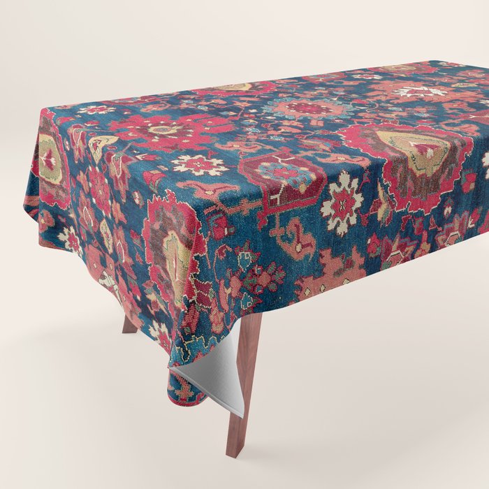 Garahgozloo Hamadan West Persian Rug Fragment Tablecloth Gallery Image 1