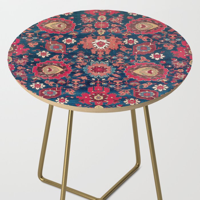 Garahgozloo Hamadan West Persian Rug Fragment Side Table Gallery Image 2