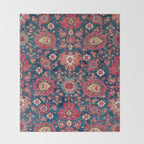 Garahgozloo Hamadan West Persian Rug Fragment Throw Blanket Gallery Image 2