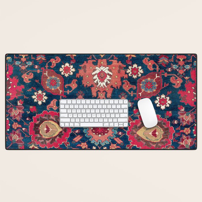 Garahgozloo Hamadan West Persian Rug Fragment Desk Mat Gallery Image 1