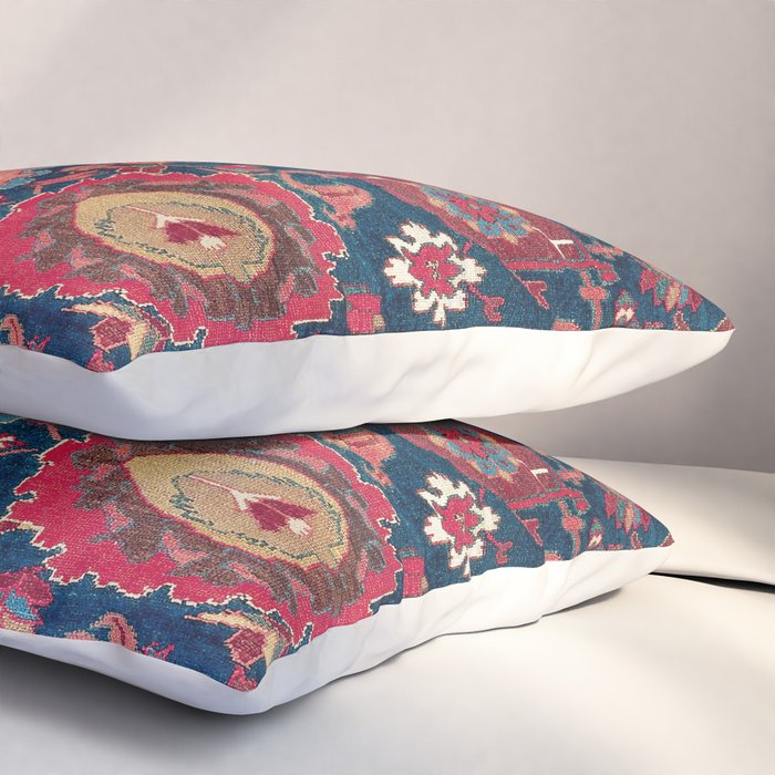 Garahgozloo Hamadan West Persian Rug Fragment Pillow Sham Gallery Image 3