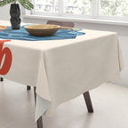 Coffee Club - Croissant and Espresso Illustration Tablecloth Gallery Image 3