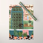 Night bath Wrapping Paper Gallery Image 1