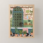 Night bath Mini Art Print Gallery Image 1