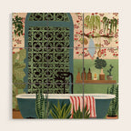 Night bath Wood Wall Art Gallery Image 1