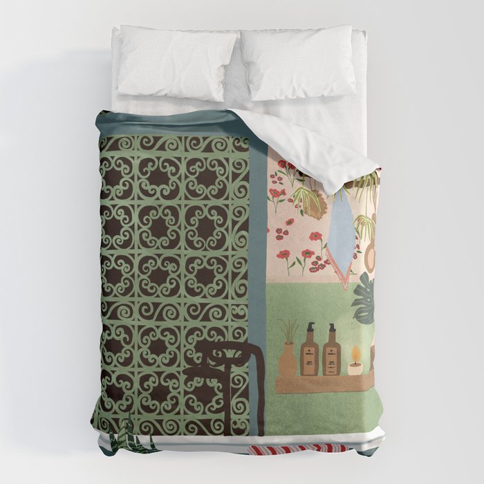 Night bath Duvet Cover Gallery Image 1