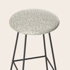 Diagonal Trailing Ditsy Floral - Cream Blue Stool Gallery Image 2