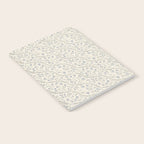 Diagonal Trailing Ditsy Floral - Cream Blue Notebook Gallery Image 2