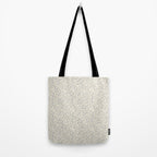 Diagonal Trailing Ditsy Floral - Cream Blue Tote Bag Gallery Image 2