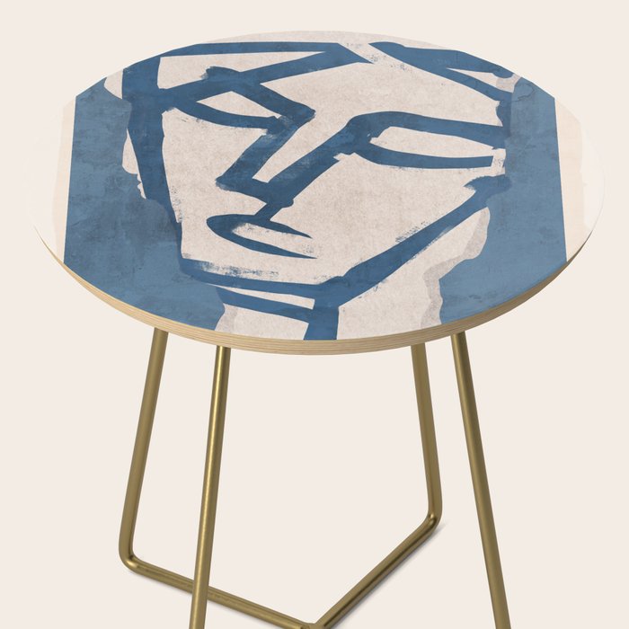 Modern Abstract Art Face 19 Side Table Gallery Image 2