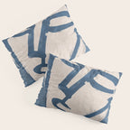 Modern Abstract Art Face 19 Pillow Sham Gallery Image 3