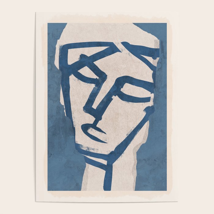Modern Abstract Art Face 19 Poster Gallery Image 4
