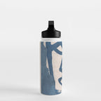 Modern Abstract Art Face 19 Water Bottle Gallery Image 3