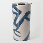 Modern Abstract Art Face 19 Travel Mug Gallery Image 1