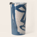 Modern Abstract Art Face 19 Travel Mug Gallery Image 3
