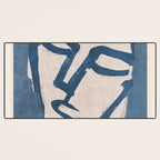 Modern Abstract Art Face 19 Desk Mat Gallery Image 3