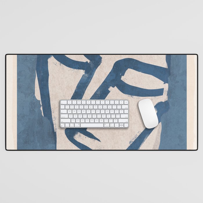 Modern Abstract Art Face 19 Desk Mat Gallery Image 1