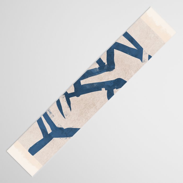 Modern Abstract Art Face 19 Table Runner Gallery Image 3