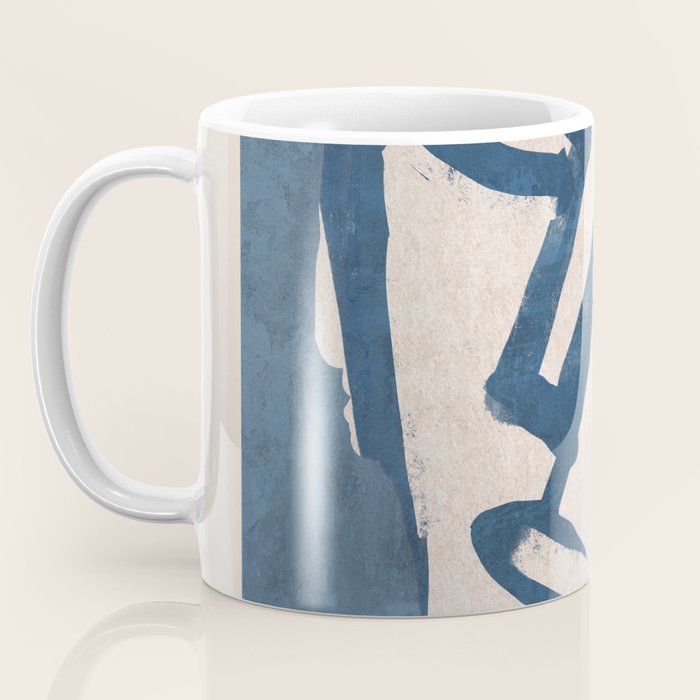 Modern Abstract Art Face 19 Coffee Mug Gallery Image 3