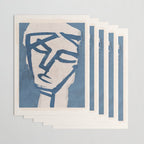 Modern Abstract Art Face 19 Wrapping Paper Gallery Image 3