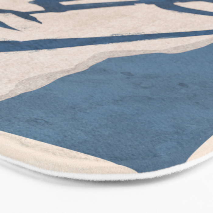 Modern Abstract Art Face 19 Bath Mat Gallery Image 3
