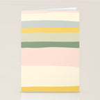Colorful & Fun Striped Children's Pattern Stationery Card Gallery Image 2