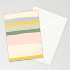 Colorful & Fun Striped Children's Pattern Stationery Card Gallery Image 2