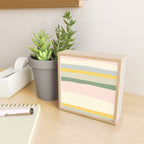 Colorful & Fun Striped Children's Pattern Mini Art Print Gallery Image 2