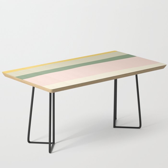 Colorful & Fun Striped Children's Pattern Coffee Table Gallery Image 1