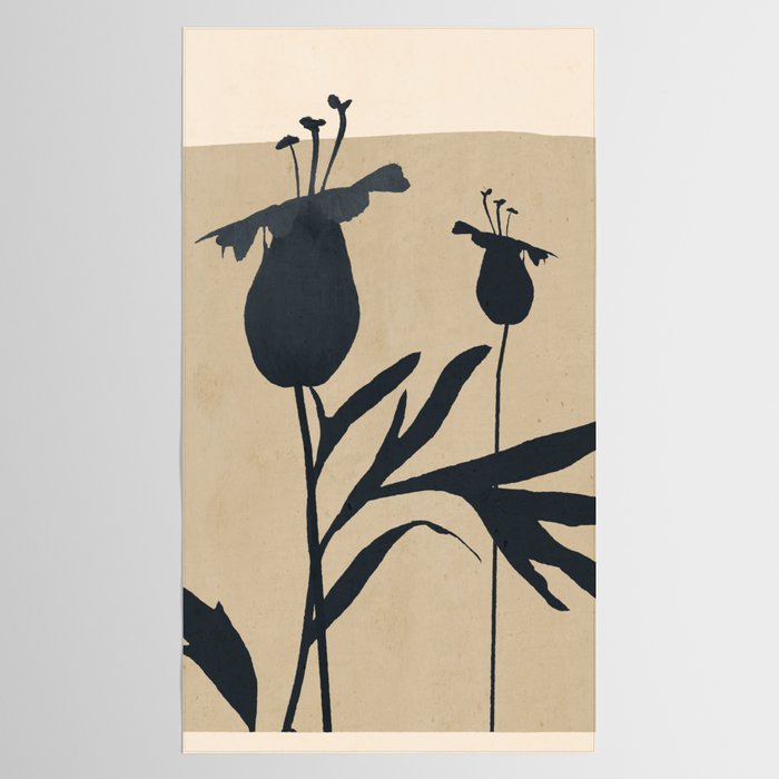 Abstract Art /Minimal Plant 93 Tablecloth Gallery Image 2