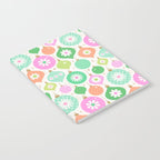 Happy Holidays Retro Ornaments - Pink & Green Notebook Gallery Image 2