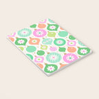 Happy Holidays Retro Ornaments - Pink & Green Notebook Gallery Image 3