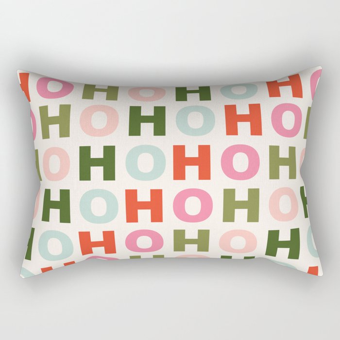 Ho Ho Ho Rectangular Pillow Gallery Image 1