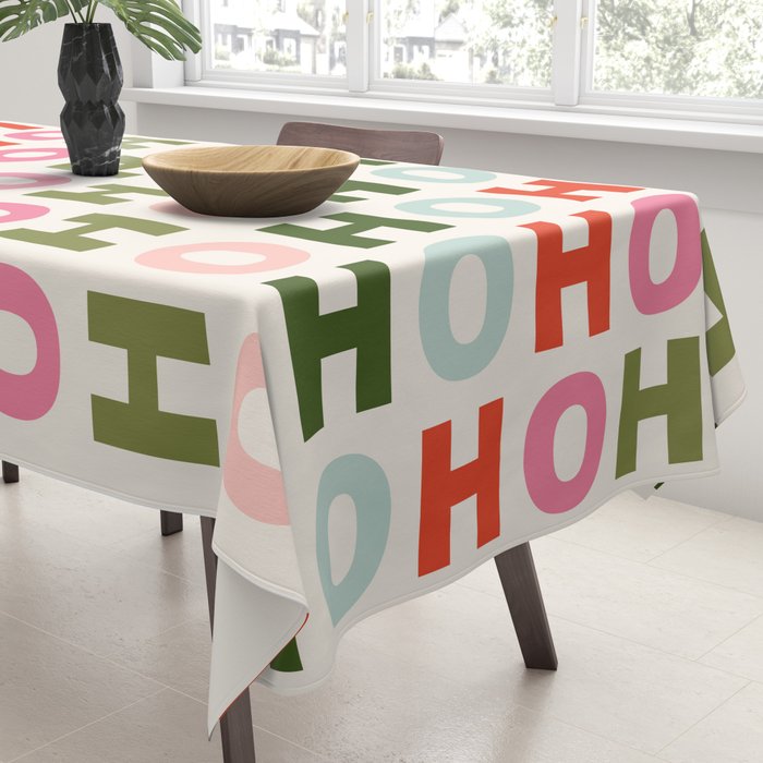 Ho Ho Ho Tablecloth Gallery Image 3