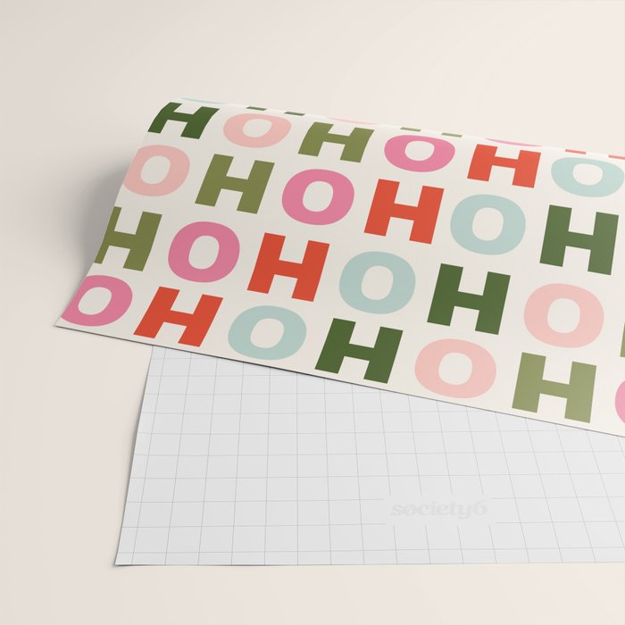 Ho Ho Ho Wrapping Paper Gallery Image 2
